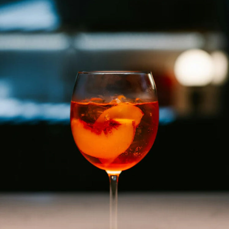 Peach Aperol Spritz