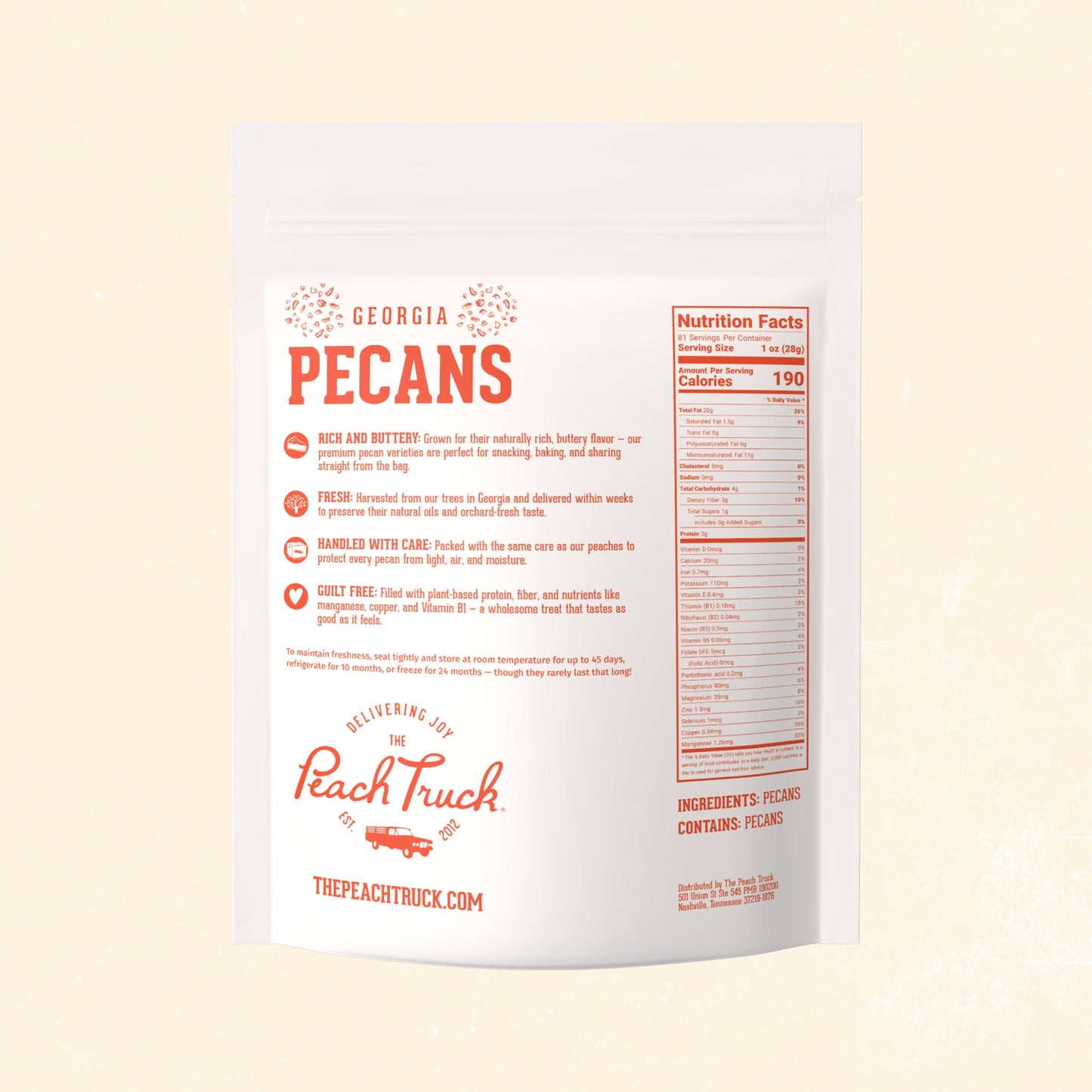 POS 5lbs of Georgia Pecans