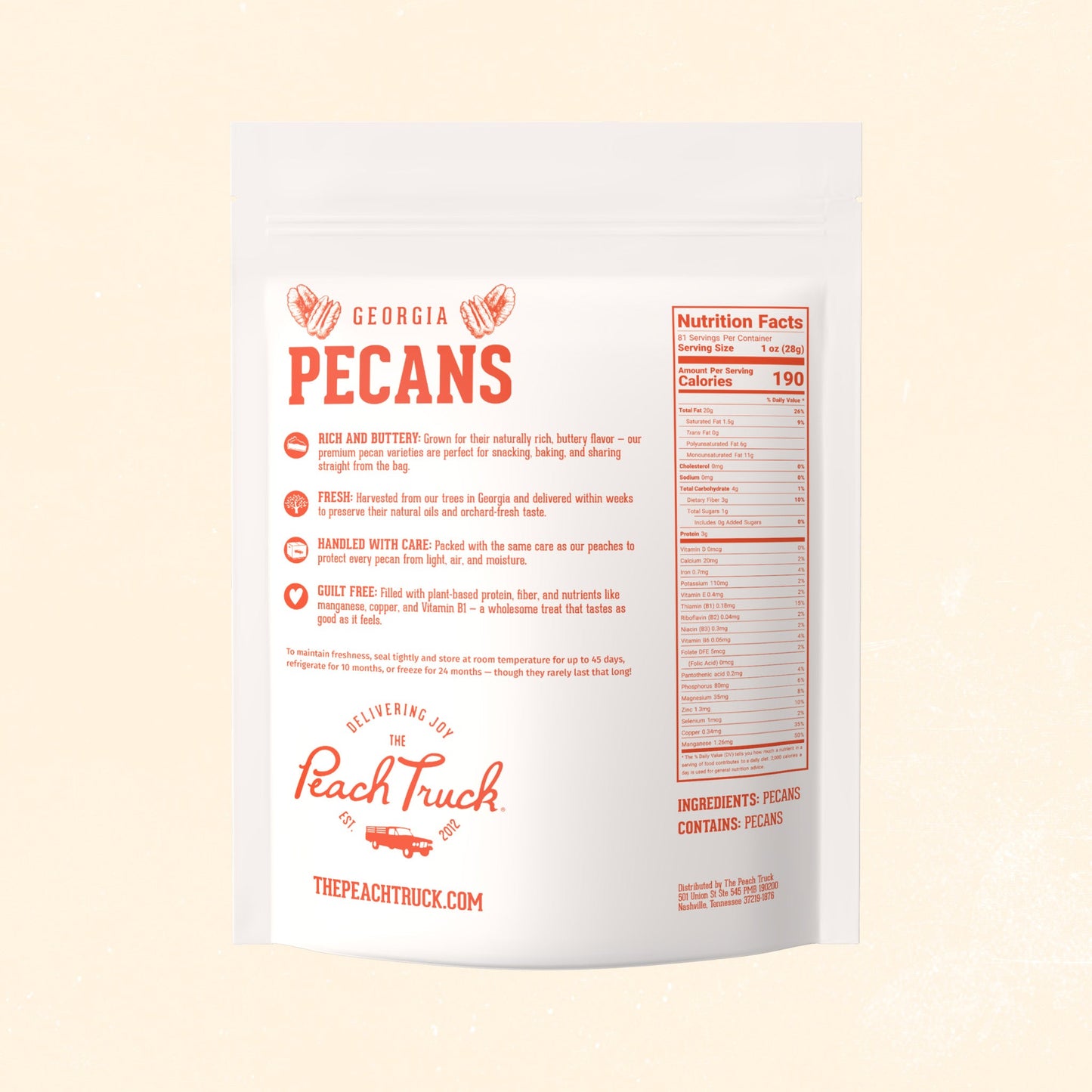 POS 5lbs of Georgia Pecans