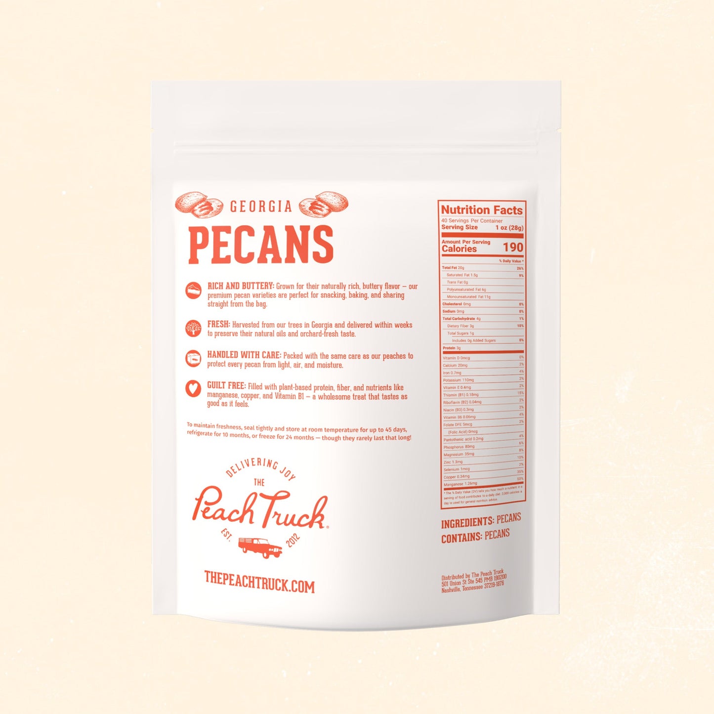 POS 5lbs of Georgia Pecans